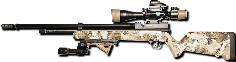 Barra 1100Z modified airgun rifle